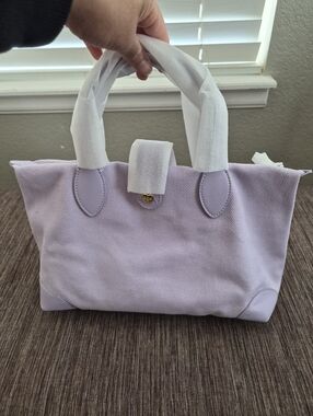 Stoney Clover Lane Canvas Pouchette 03 in Lavender